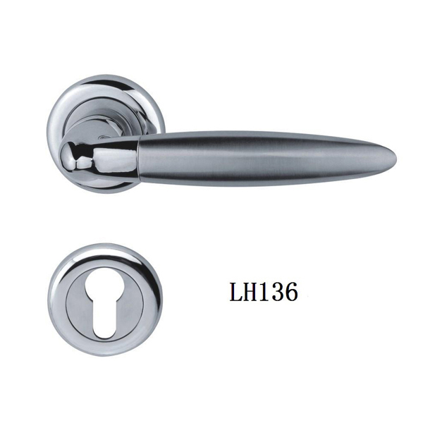 stainless steel round cover solid casting door handle