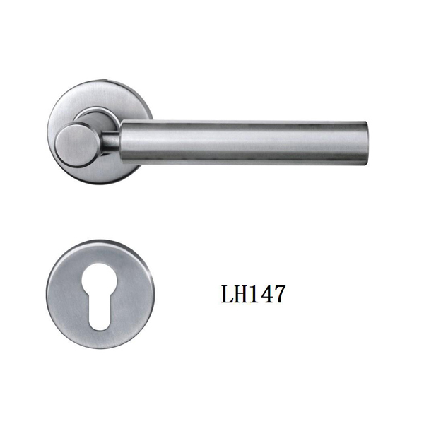 stainless steel 304 solid door lever handle