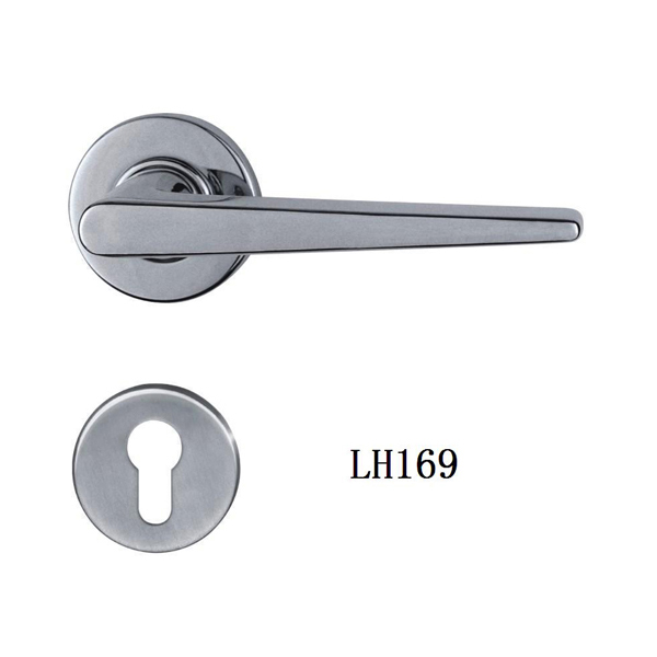 top quality solid lever stainless steel door handle