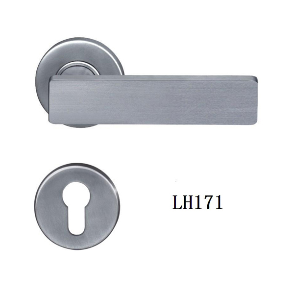 square stainless steel solid door handle