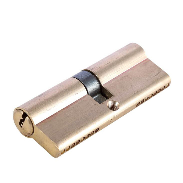 euro profile brass mortise door lock cylinder round turn