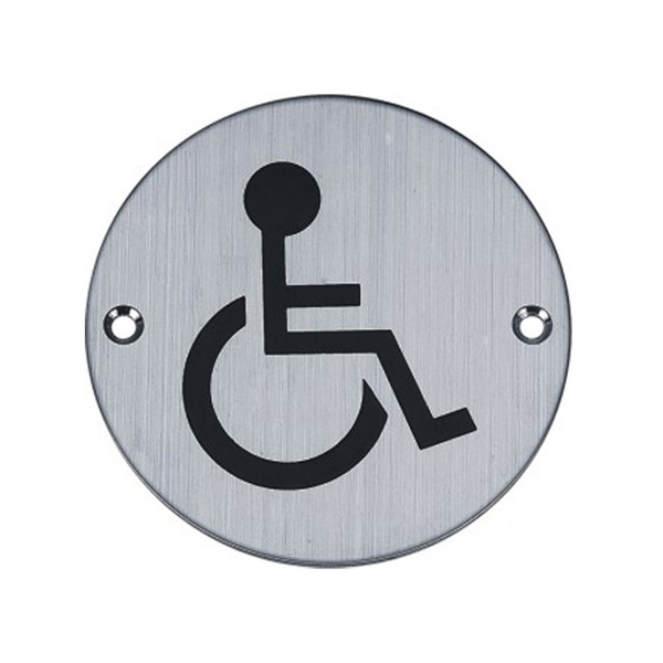 Stainless steel indicator for washroom
