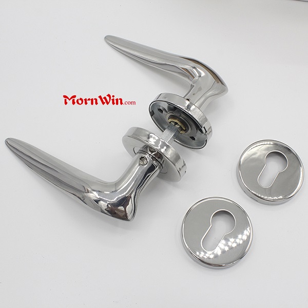 High-end Manufacturing stainless steel residential interior solid lever mirror polishing best door handle